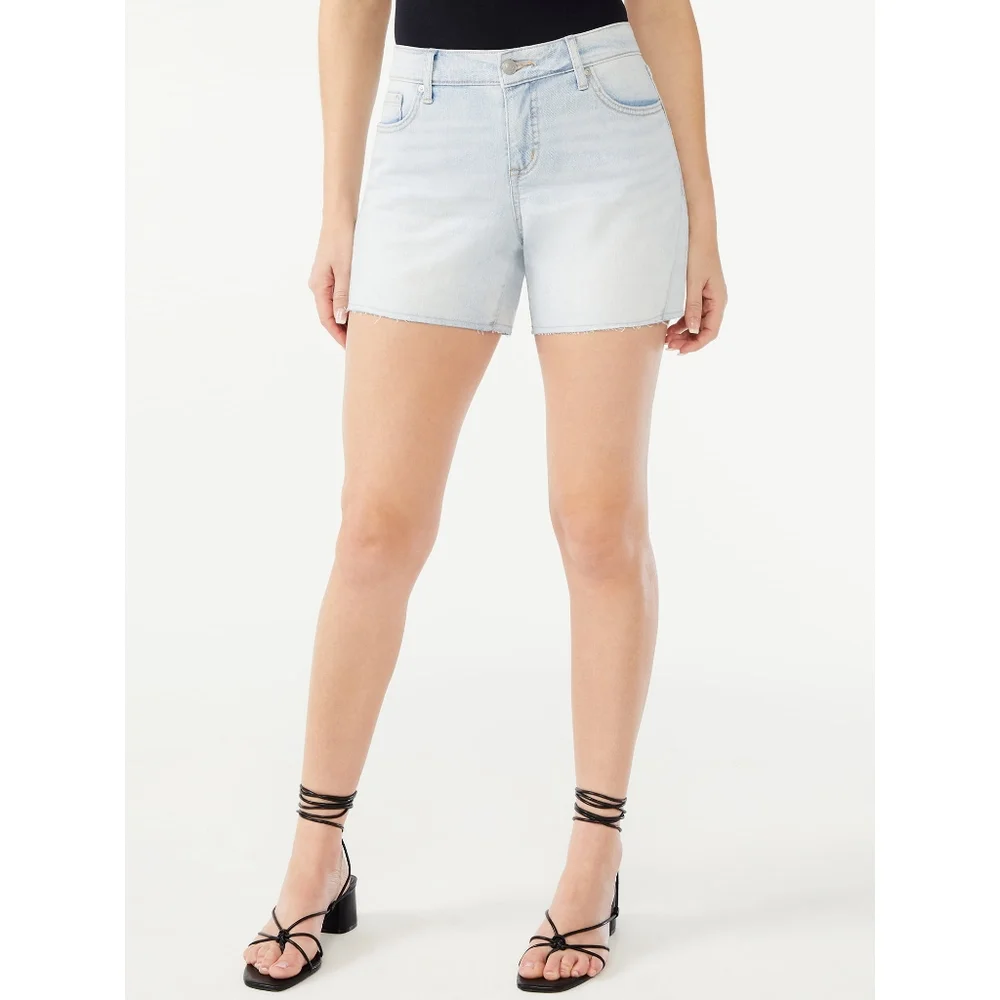 NWT Sofia Jeans Lila Mid Rise Side Gusset Shorts